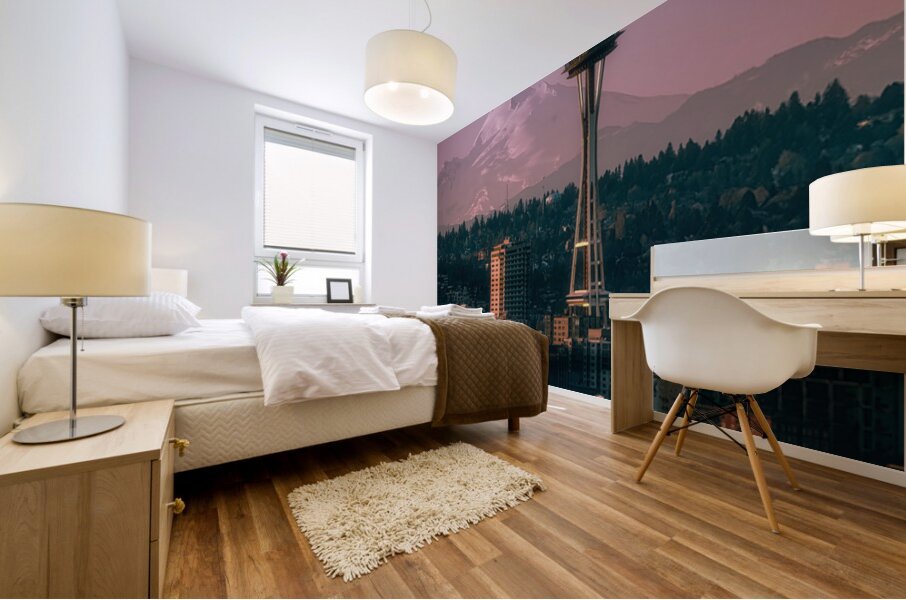 Mount Baker Mural print