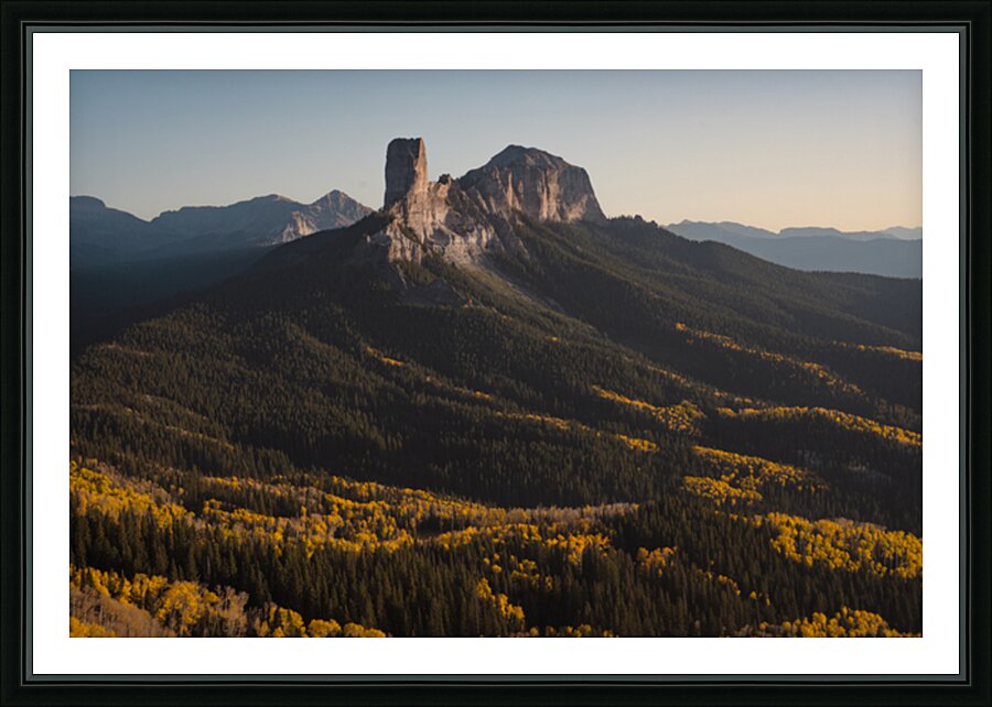 Castle Rock Picture Frame print